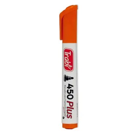MARCADOR P/PIZARRA 450 NARANJA TRABI