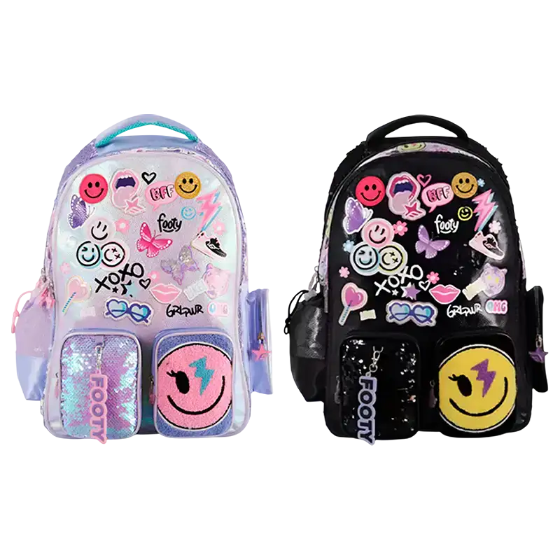 MOCHILA ESPALDA 18 HAPPY SMILE