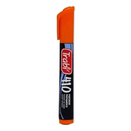 MARCADOR PERMANENTE 410 NARANJA TRABI
