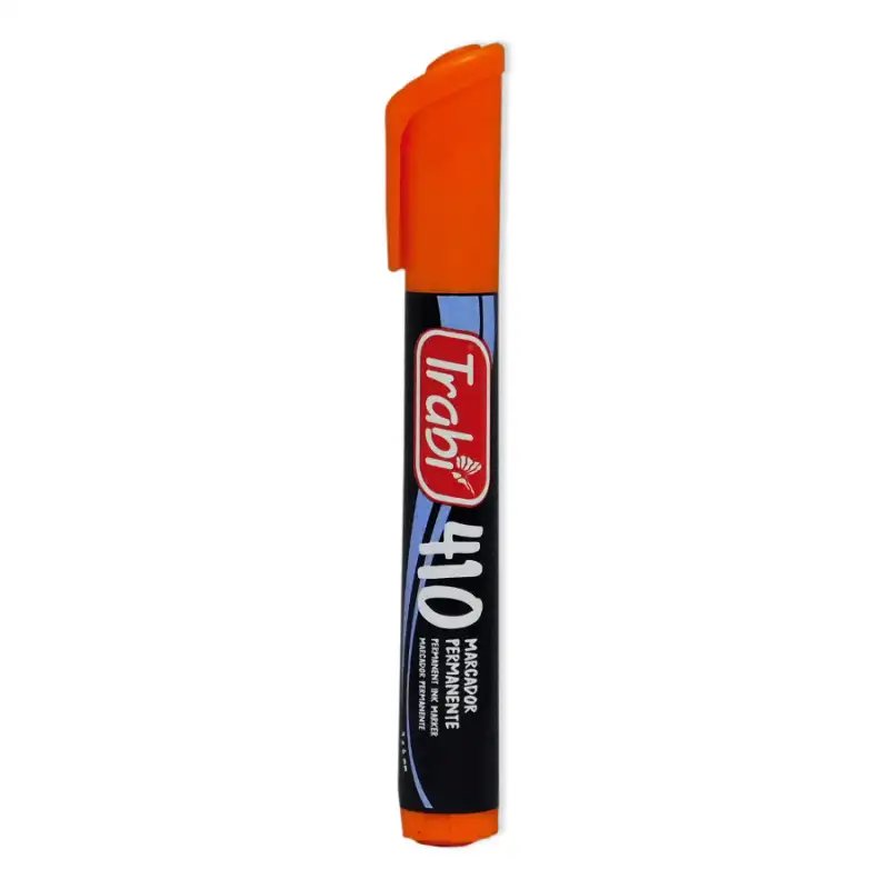 MARCADOR PERMANENTE 410 NARANJA TRABI