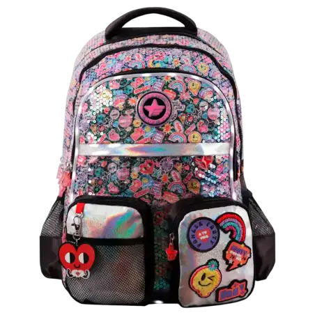 MOCHILA ESPALDA 18 CON LUZ MAGIC PATCH