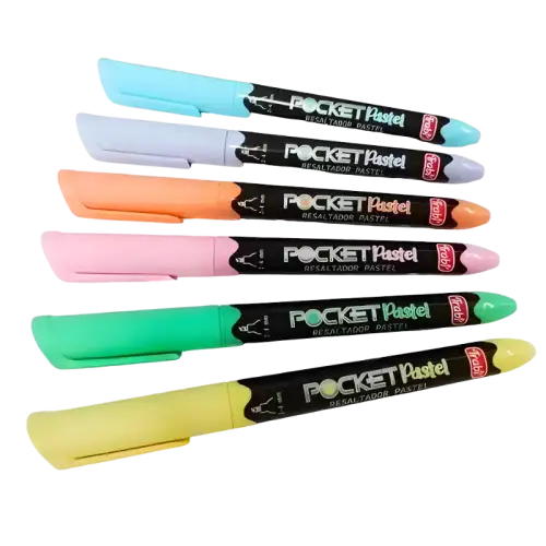 RESALTADOR PASTEL POCKET SURT X6 TRABI