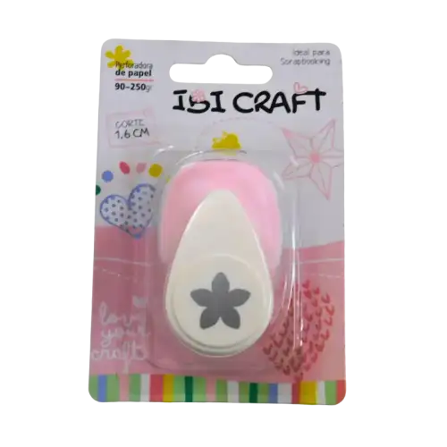 PERFORADORA ARTISTICA 17MM FLOR IBICO