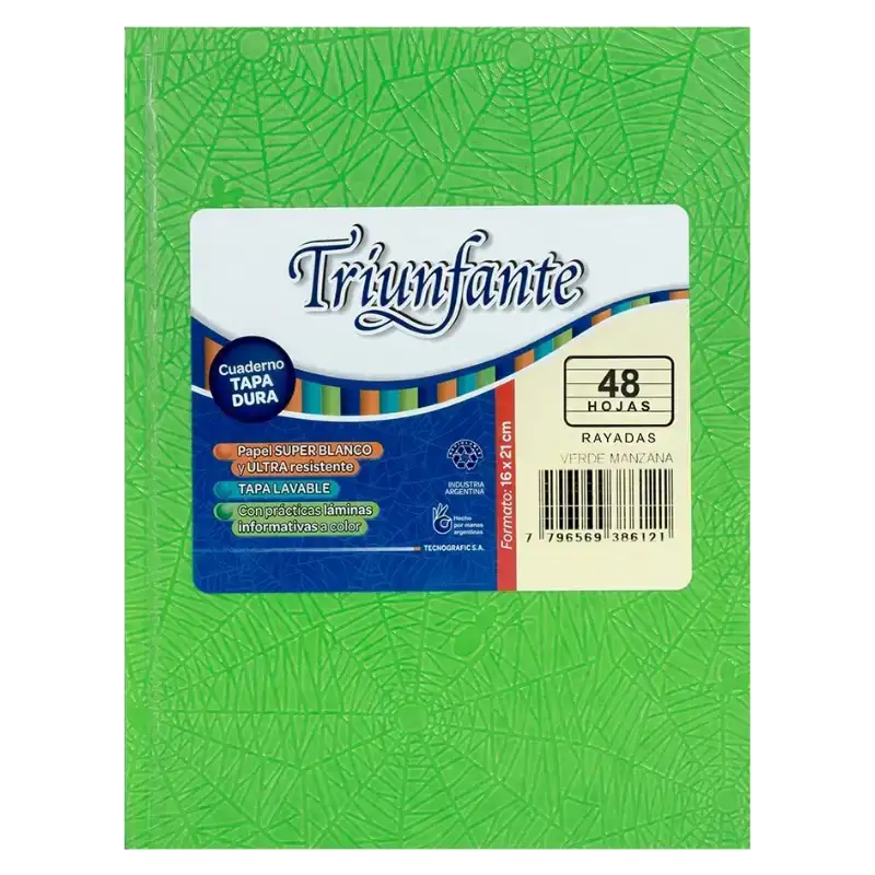 CUADERNO T/D 48H Ray Verde Manz. TRIUNFANTE