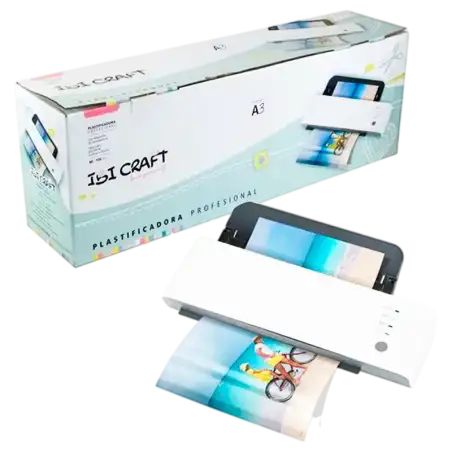 MAQUINA PLASTIFICADORA A3 PROFESIONAL IBICRAFT
