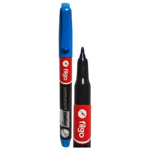 MARCADOR PERMANENTE 040 FINO CELESTE X1 FILGO