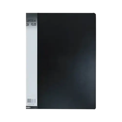 CARPETA A4 CON 40 FOLIO NEGRO