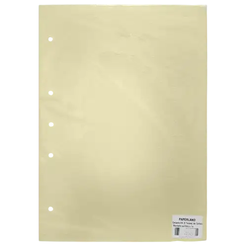 CARPETA A4 2 TAPAS AMARILLO PASTEL