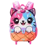 MOCHILA CARRO KAWAII TERMOFORMADA GATITO 12PULG
