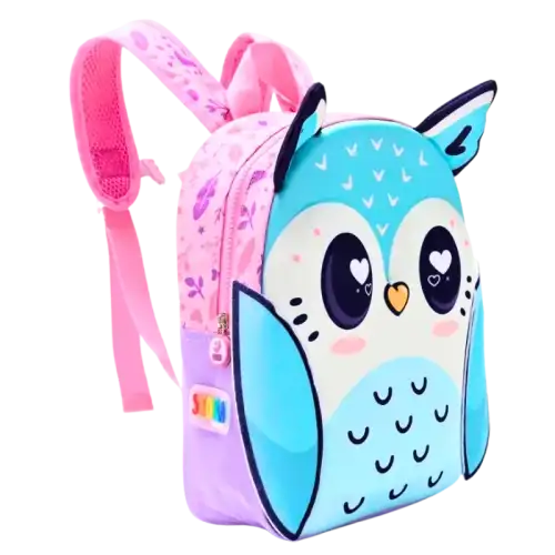 MOCHILA KAWAII TERMOFORMADA LECHUZA 12PULG