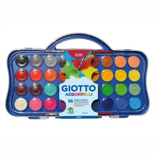 ACUARELAS GIOTTO 36 COLORES C/PINCEL