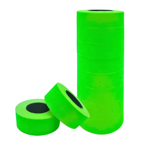 ROLLO PARA ETIQUETADORA VERDE X10 MOTEX