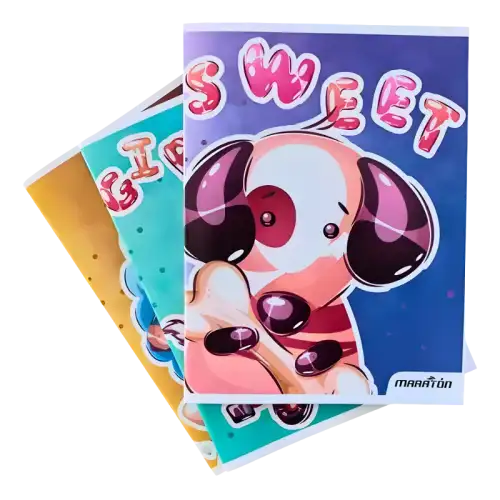 CUADERNO MARATON 24HJS LISAS COOL MONSTER T/F