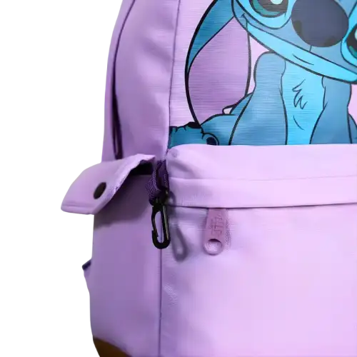 MOCHILA STITCH LILA MOOVING