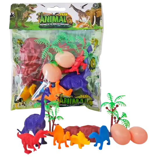 SET DE DINOSAURIOS EN BOLSA