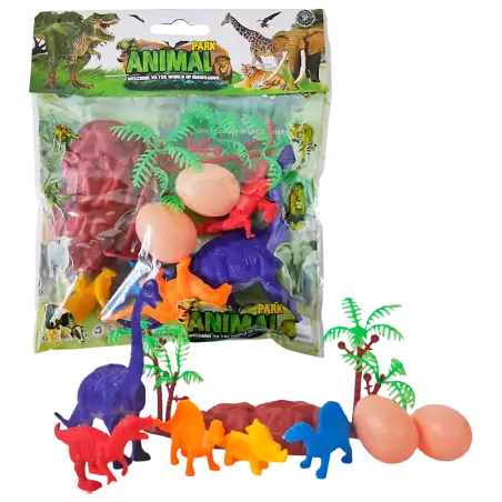 SET DE DINOSAURIOS EN BOLSA