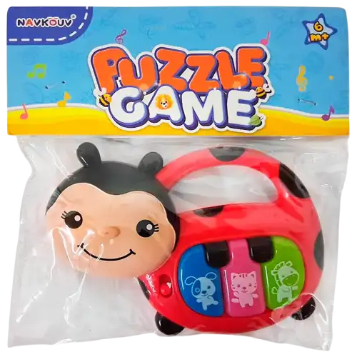 PIANO A PILA INFANTIL INSECTO