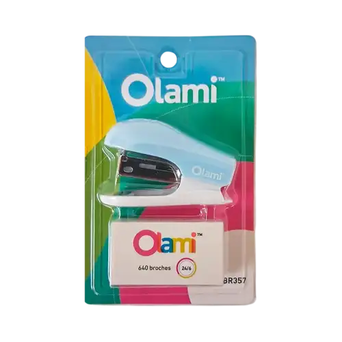 BLISTER ABROCHADORA PASTEL 266 MAS BROCHES OLAMI