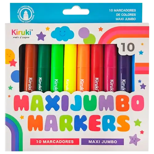 MARCADORES MAXI JUMBO X10 CLASICOS