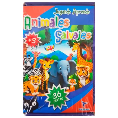 ANIMALES SALVAJES JUGANDO APRENDO