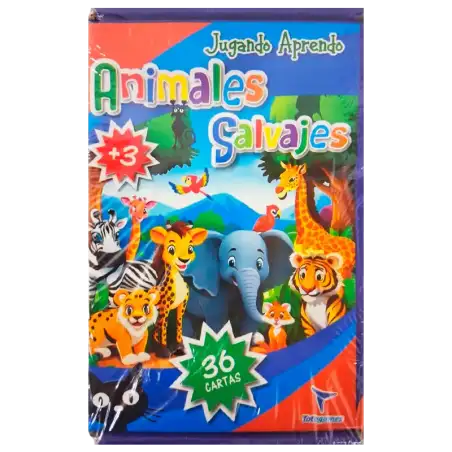 ANIMALES SALVAJES JUGANDO APRENDO