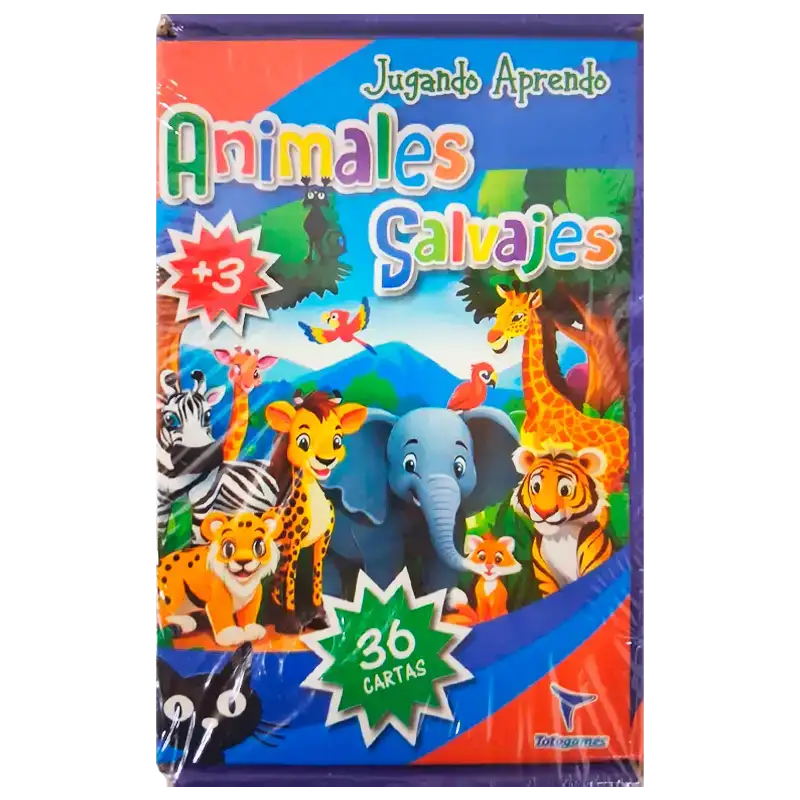 ANIMALES SALVAJES JUGANDO APRENDO
