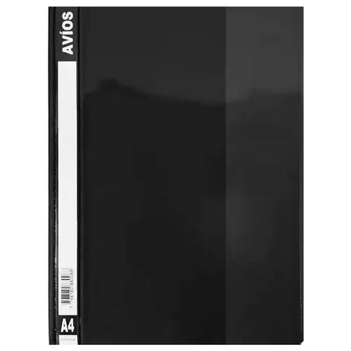CARPETA BASE OPACA A4 Negro AVIOS