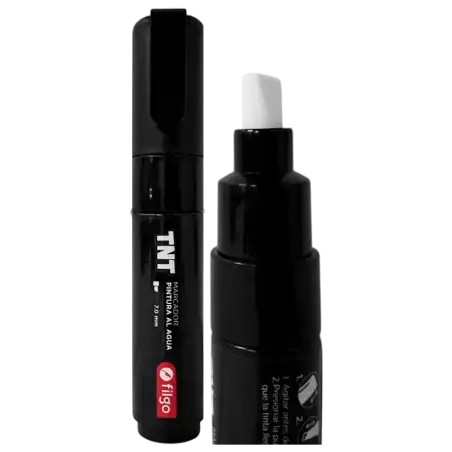 MARCADOR PINTURA AL AGUA TNT 7.0 NEGRO FILGO