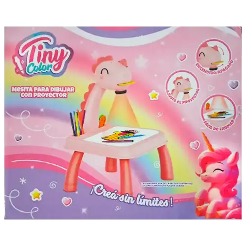 MEGA MESA DE DIBUJO PROYECTOR UNICORNIO