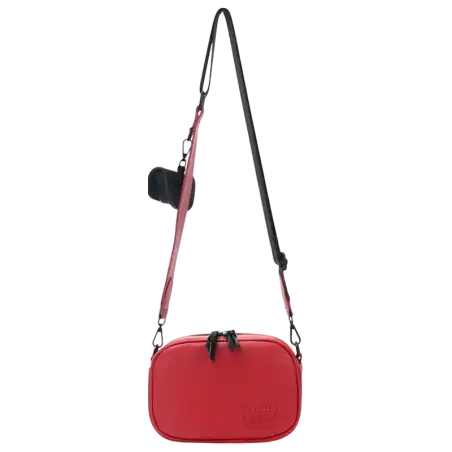 BANDOLERA GAONA CON POUCH CHERRY