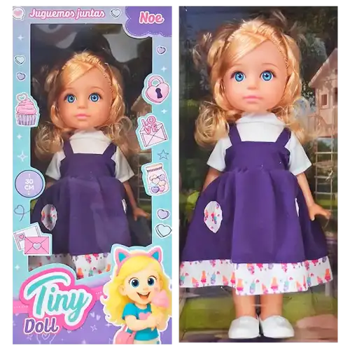 BEBOTE TINY CON PELO 30CM CAJA