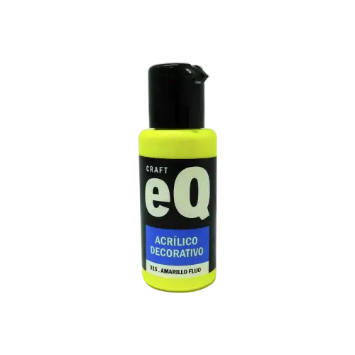 EQ ACRILICO DEC AMARILLO FLUO X50CC
