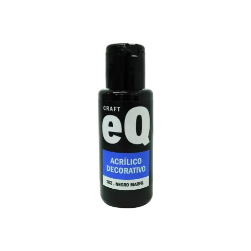 EQ ACRILICO DEC NEGRO MARFIL X50CC
