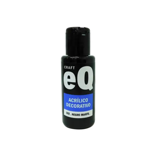 EQ ACRILICO DEC NEGRO MARFIL X50CC