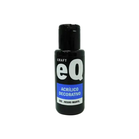 EQ ACRILICO DEC NEGRO MARFIL X50CC
