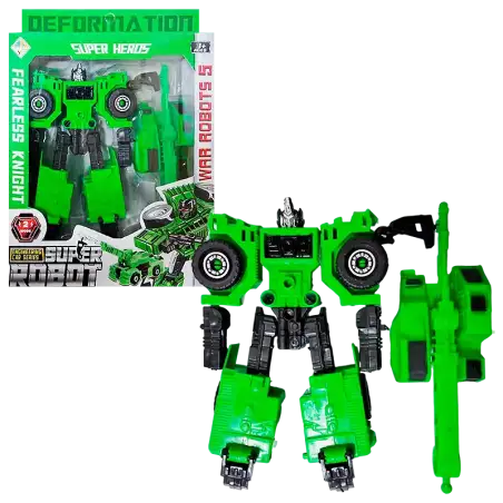 ROBOT TRANSFORMABLE CAJA