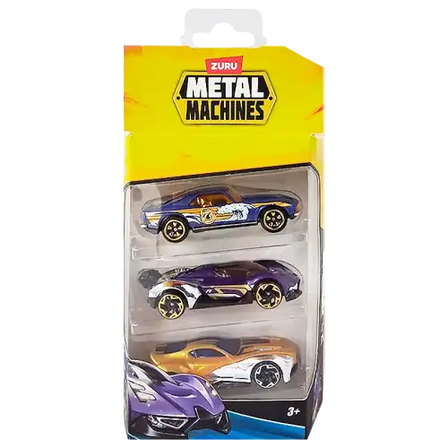 METAL MACHINES AUTO BLISTER X3 ZURU