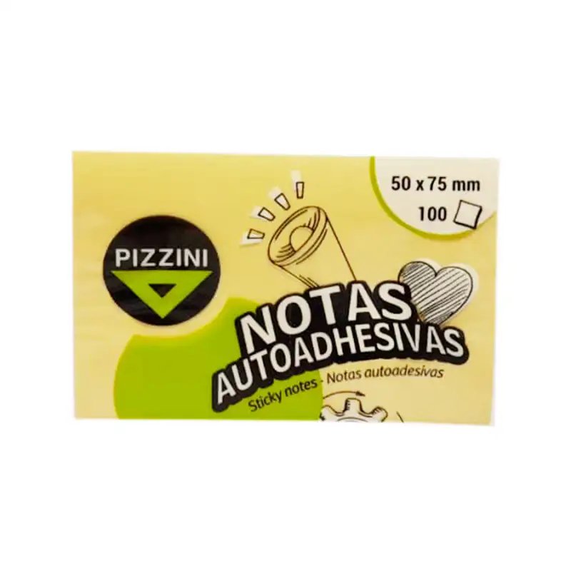 NOTAS AUTOADHESIVAS PIZZINI  50X75MM