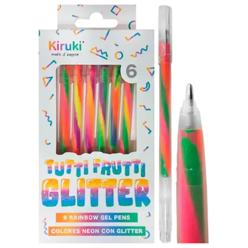 ROLLERS TUTTI FRUTTI X6 NEON GLITTER