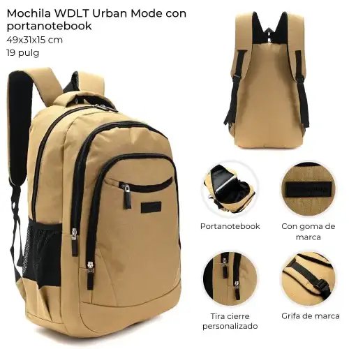 MOCHILA URBANA C/PORTANOTEBOOK