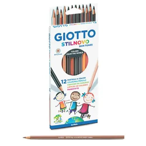LAPICES DE COLORES GIOTTO SKIN TONES X12