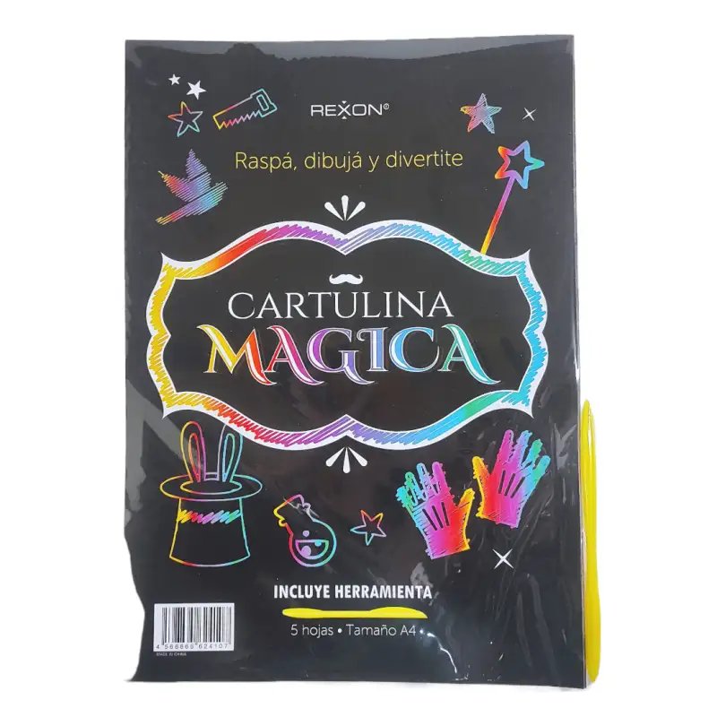 CARTULINA MAGICA A4 X5 REXON