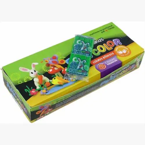 PLASTILINA PLAYCOLOR PANCITO VERDE X24