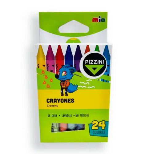 CRAYONE DE .8CM X24 LAVABLE PIZZINI