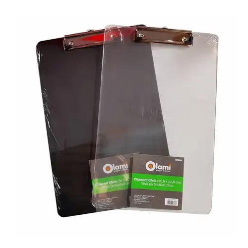 PORTABLOCK PLASTICO OFICIO NEGRO OLAMI