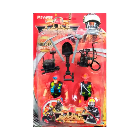 SET DE BOMBEROS CON ACC EN BLISTER