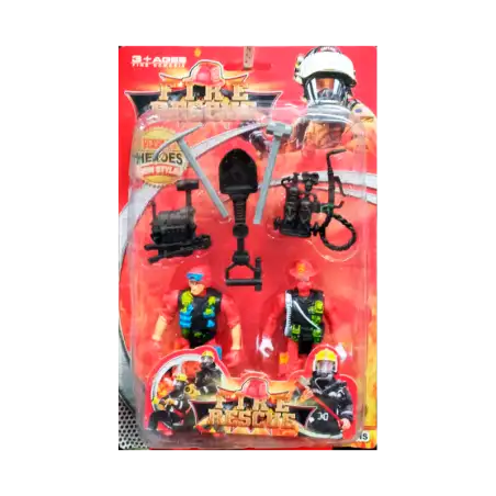 SET DE BOMBEROS CON ACC EN BLISTER
