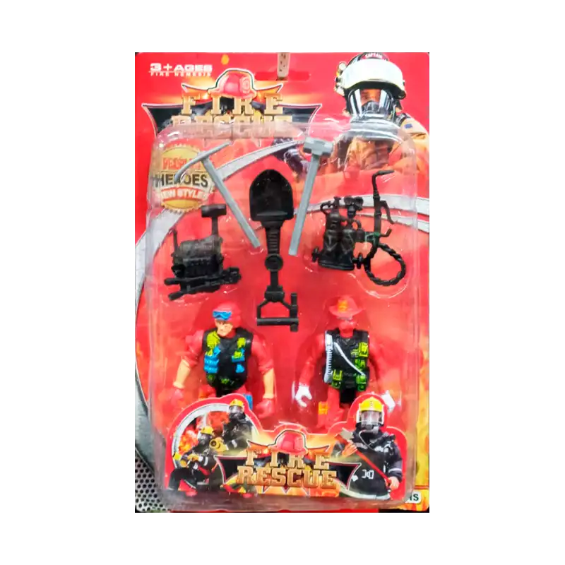 SET DE BOMBEROS CON ACC EN BLISTER