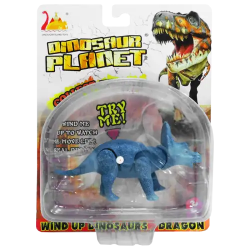 DINOSAURIO A CUERDA SURTIDO EN BLISTER