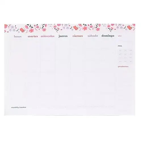 PLANNER CUTE MENSUAL 28X20CM CON IMAN